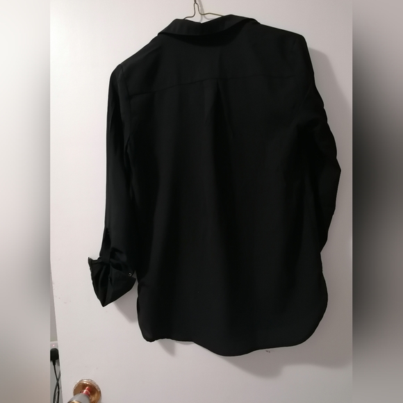 🟣Dynamite black v-neck long sleeves - Picture 6 of 8